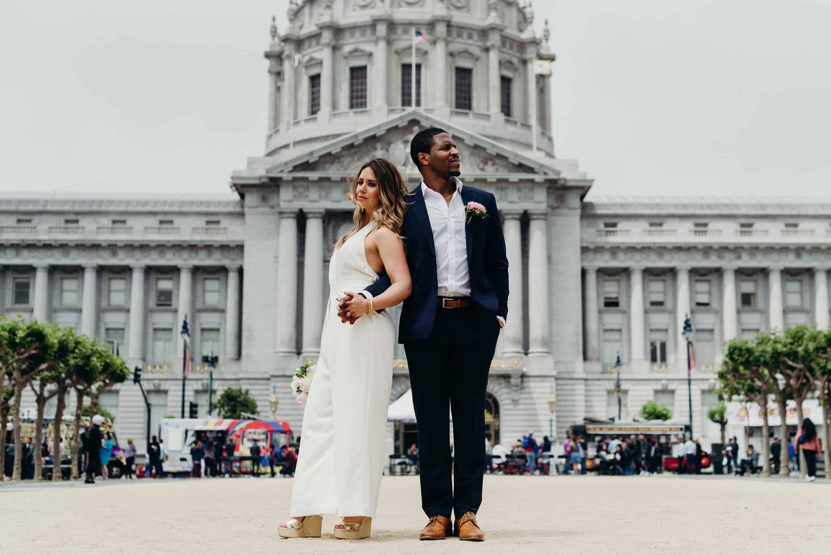 San Francisco California City Hall Wedding 