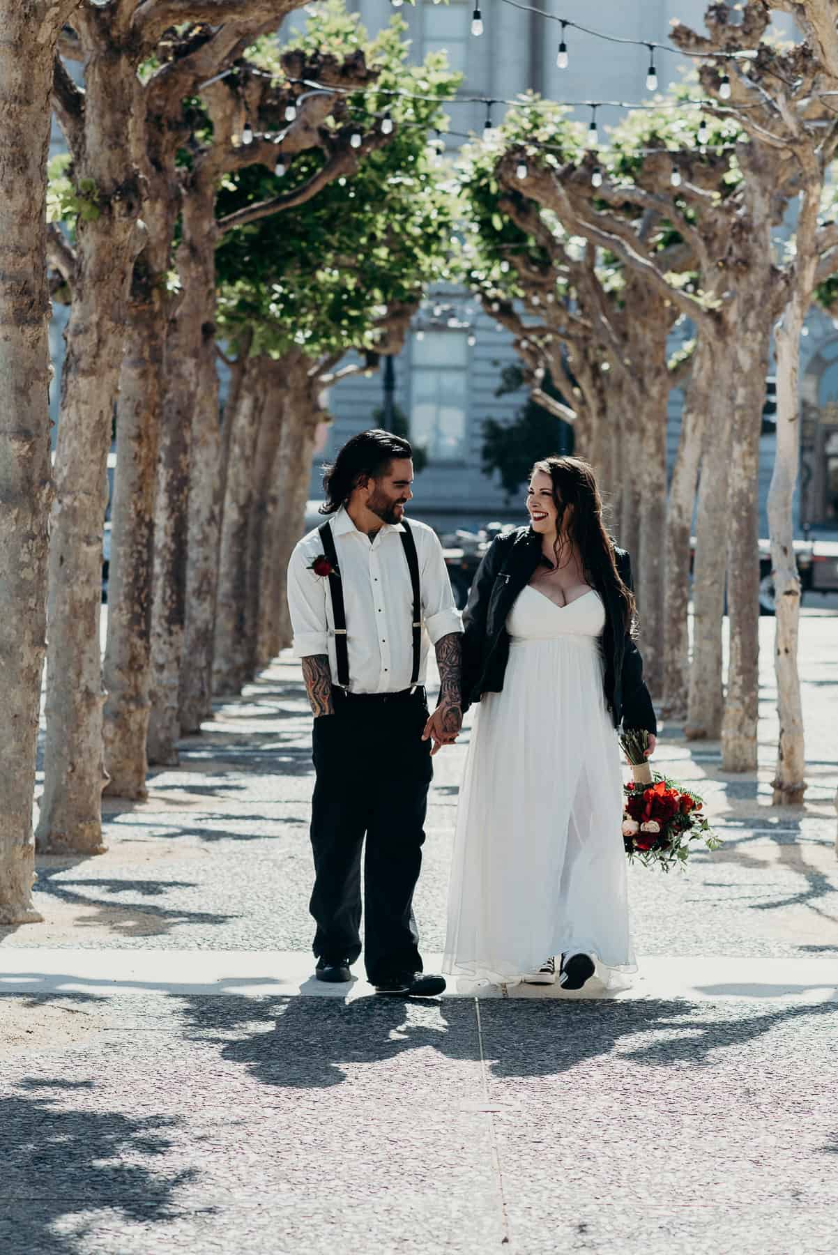 City Hall Wedding in San Francisco CA. Romantic, Elopement